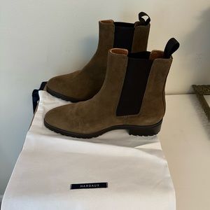 Margaux Moss Suede Chelsea Boot